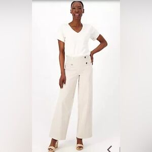 ⭐️⭐️Women wControl Petite Stretch Tummy Control Sailor Jeans NWT LP